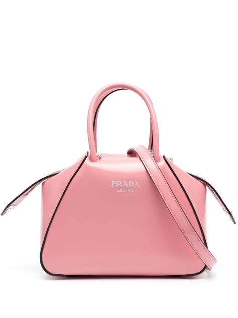 prada brushed leather tote bag